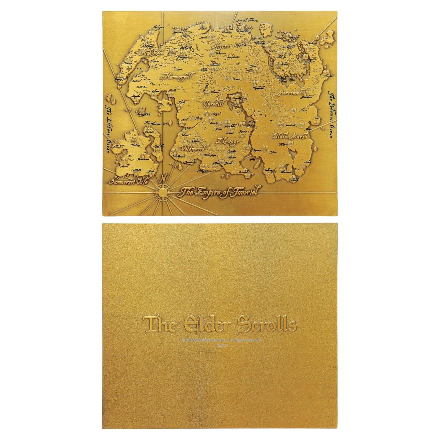 The Elder Scrolls Replica Metal Map of Tamriel Limited Edition PRE-ORDER