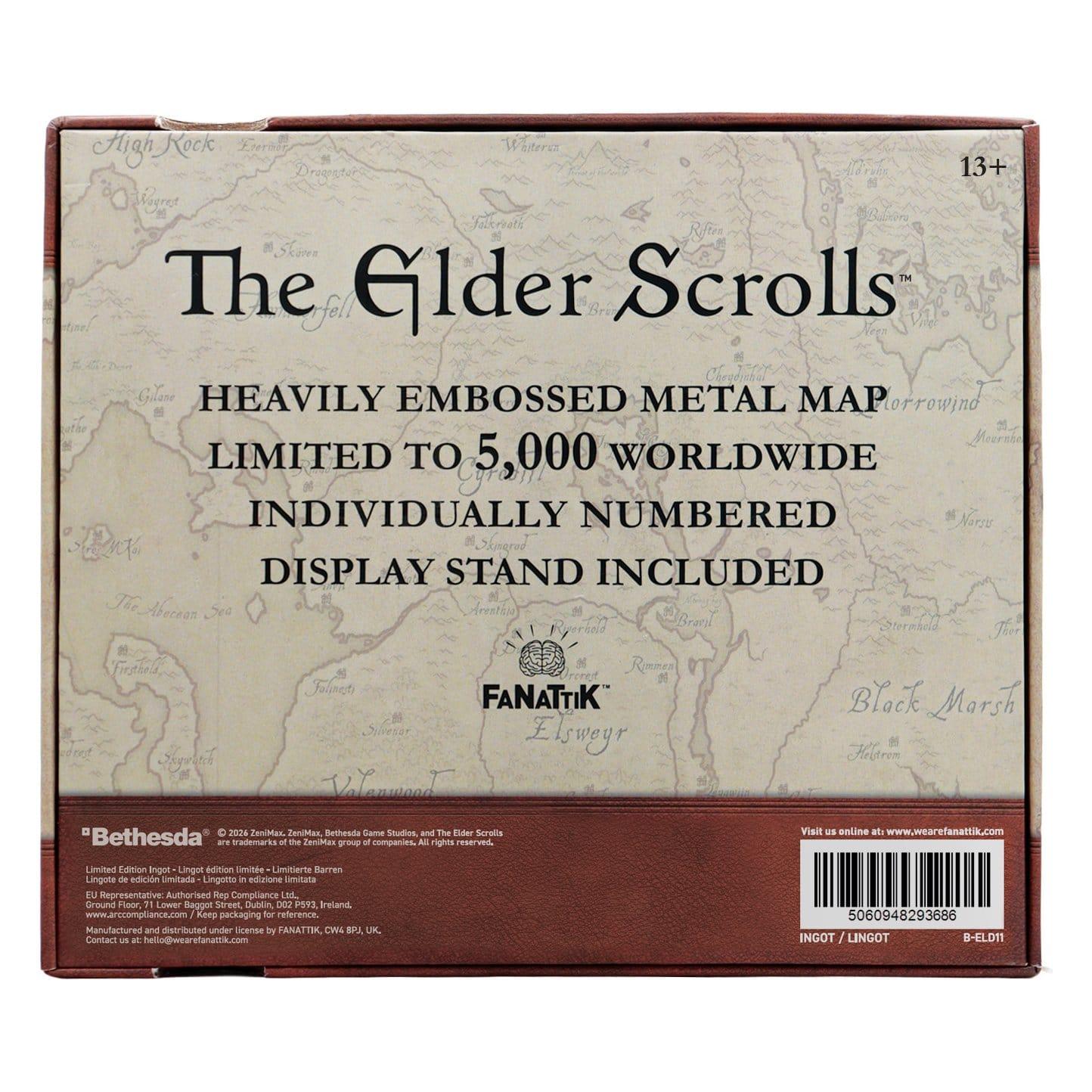 The Elder Scrolls Replica Metal Map of Tamriel Limited Edition PRE-ORDER