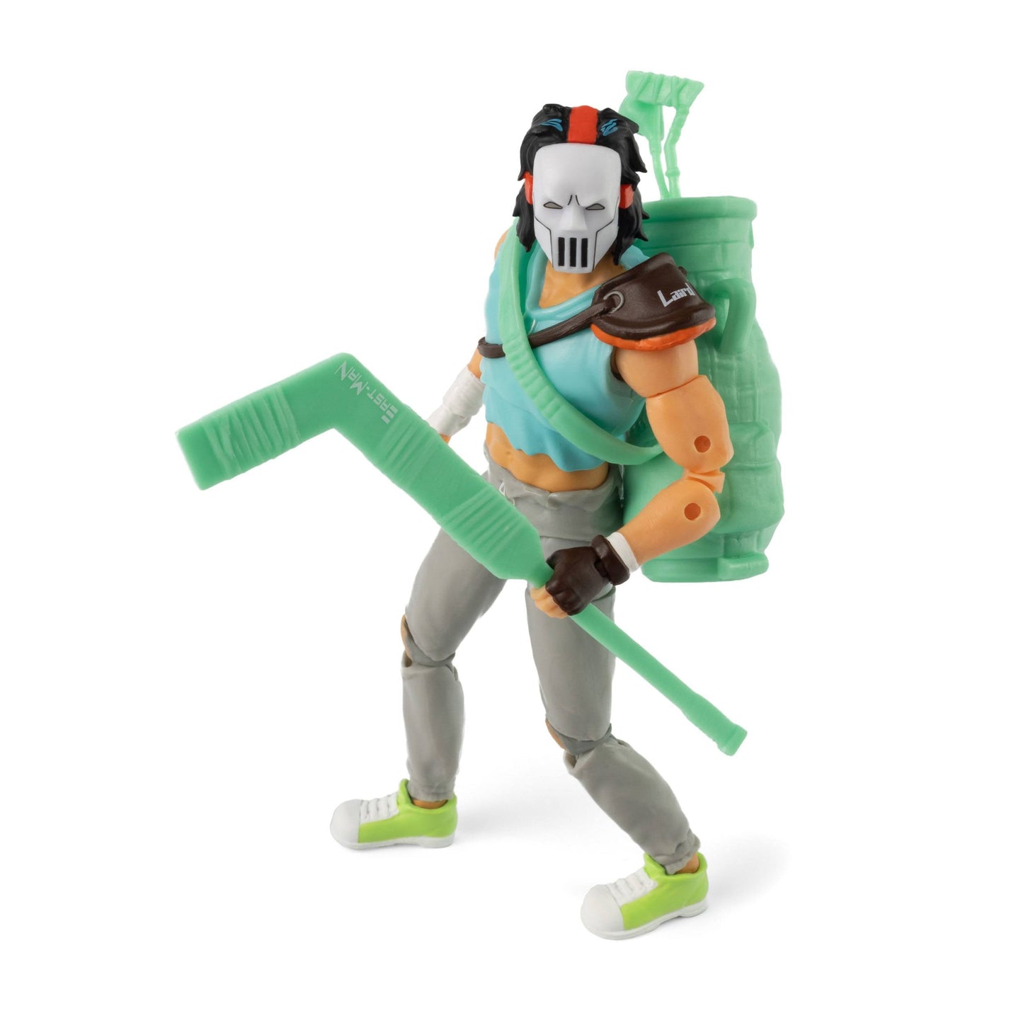 The Loyal Subjects BST AXN Teenage Mutant Ninja Turtles Casey Jones Skull Face Action Figure