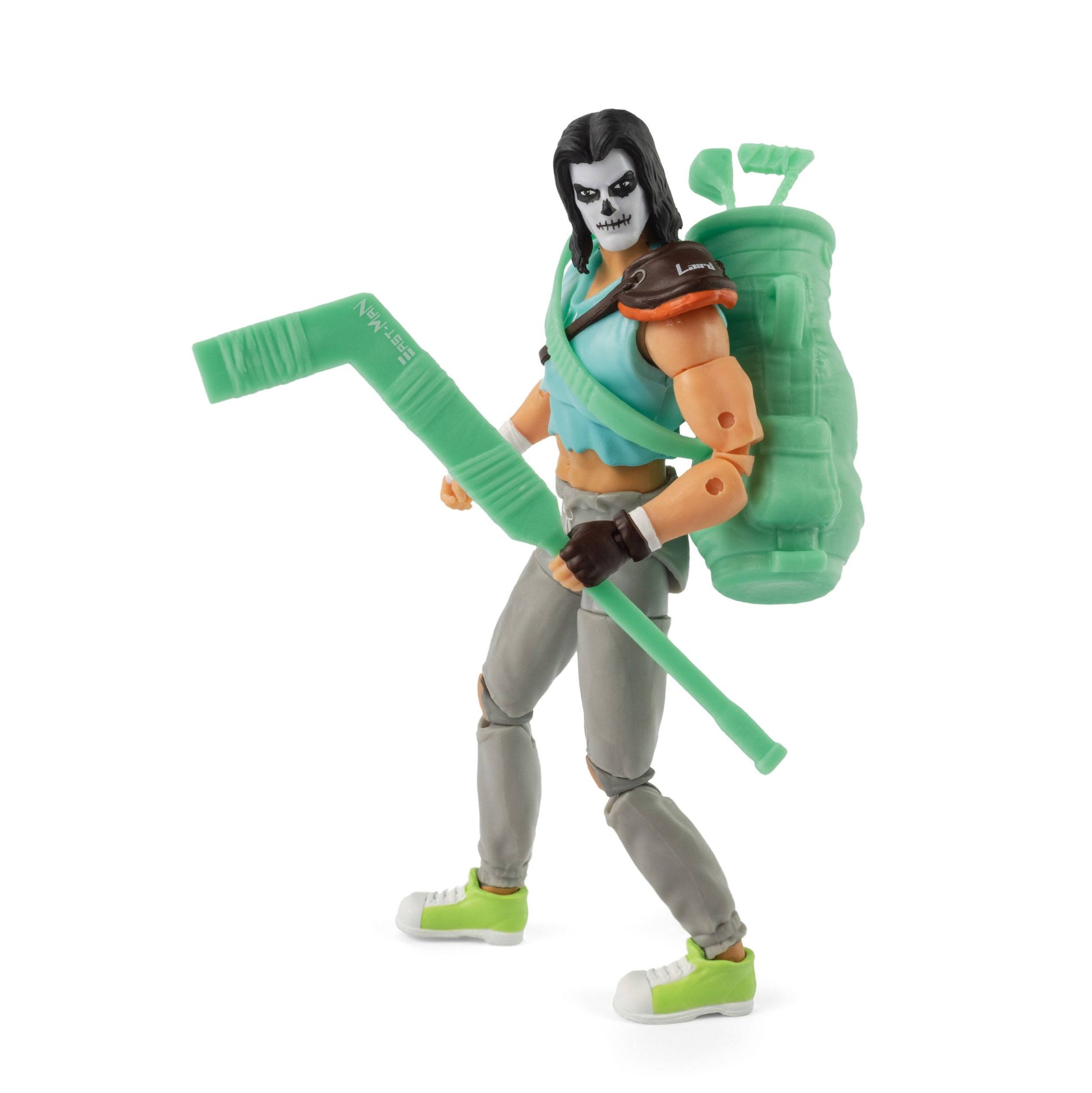 The Loyal Subjects BST AXN Teenage Mutant Ninja Turtles Casey Jones Skull Face Action Figure