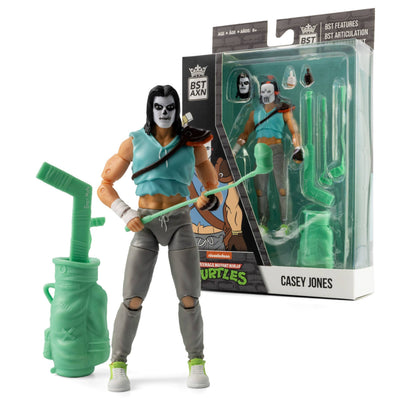 The Loyal Subjects BST AXN Teenage Mutant Ninja Turtles Casey Jones Skull Face Action Figure