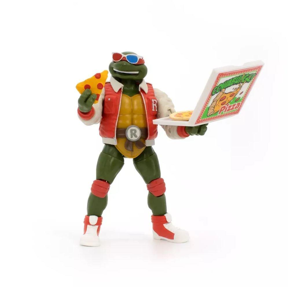 The Loyal Subjects BST AXN Teenage Mutant Ninja Turtles Street Gang Raphael Letterman Jacket Action Figure
