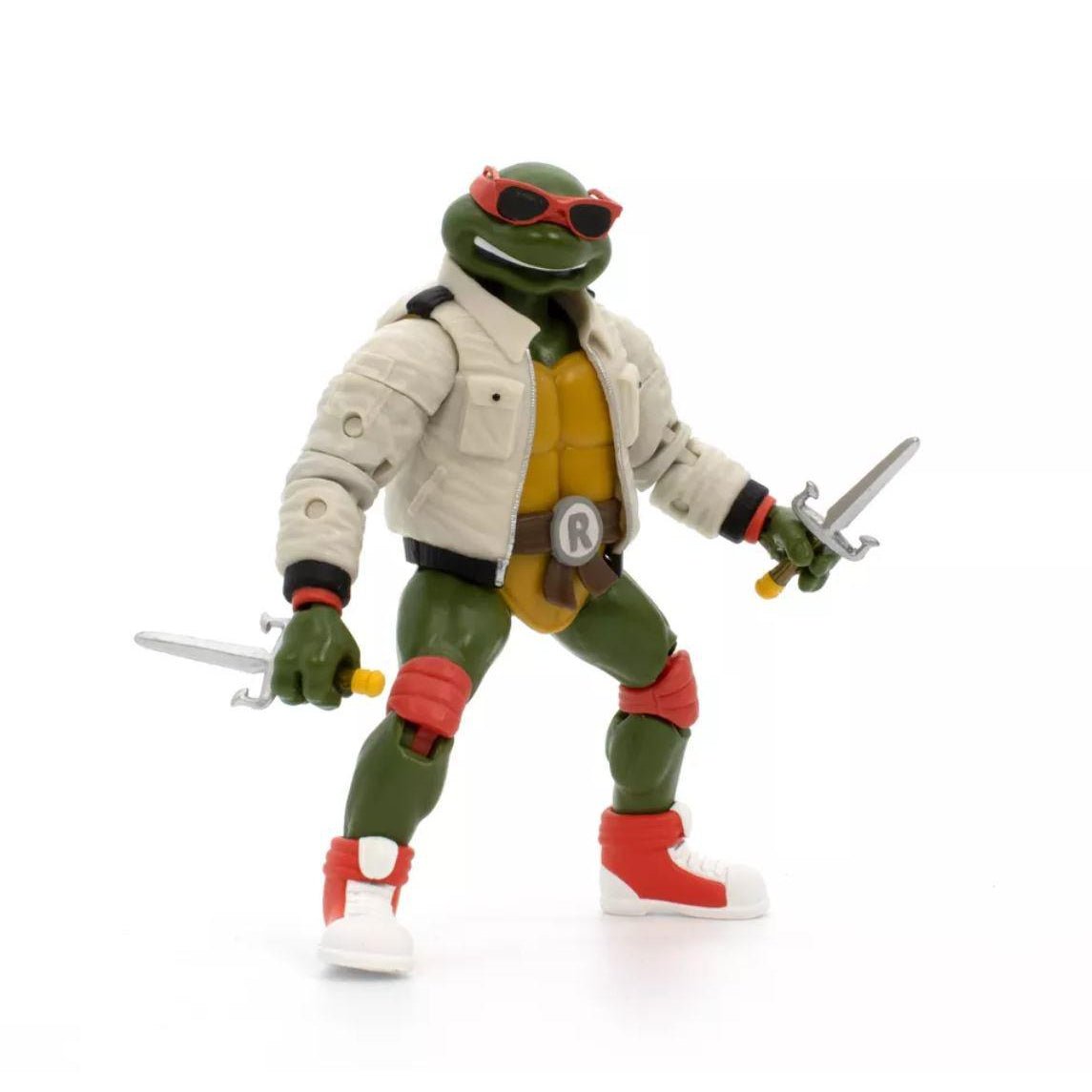 The Loyal Subjects BST AXN Teenage Mutant Ninja Turtles Street Gang Raphael Main Jacket Action Figure