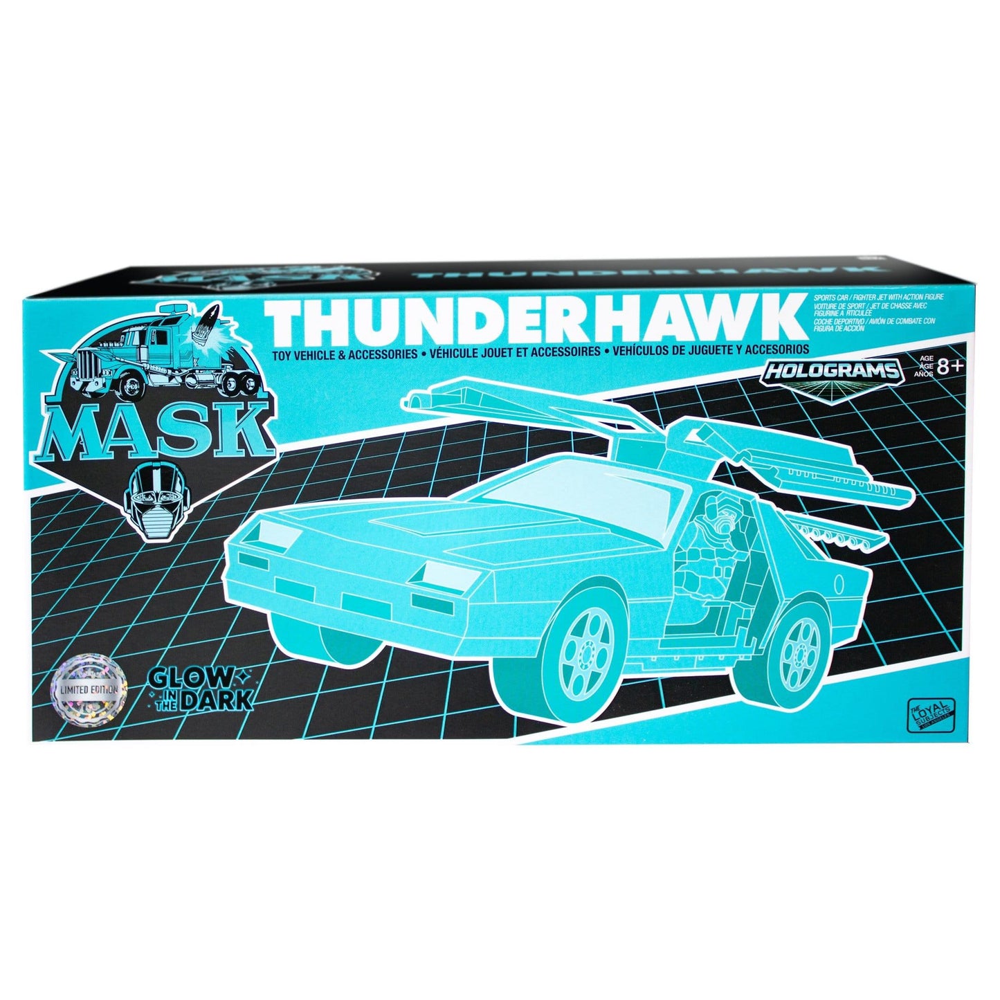 The Loyal Subjects M.A.S.K. SDCC 2026 Thunderhawk Hologram Variant (Glow in the Dark) Vehicle PRE-ORDER