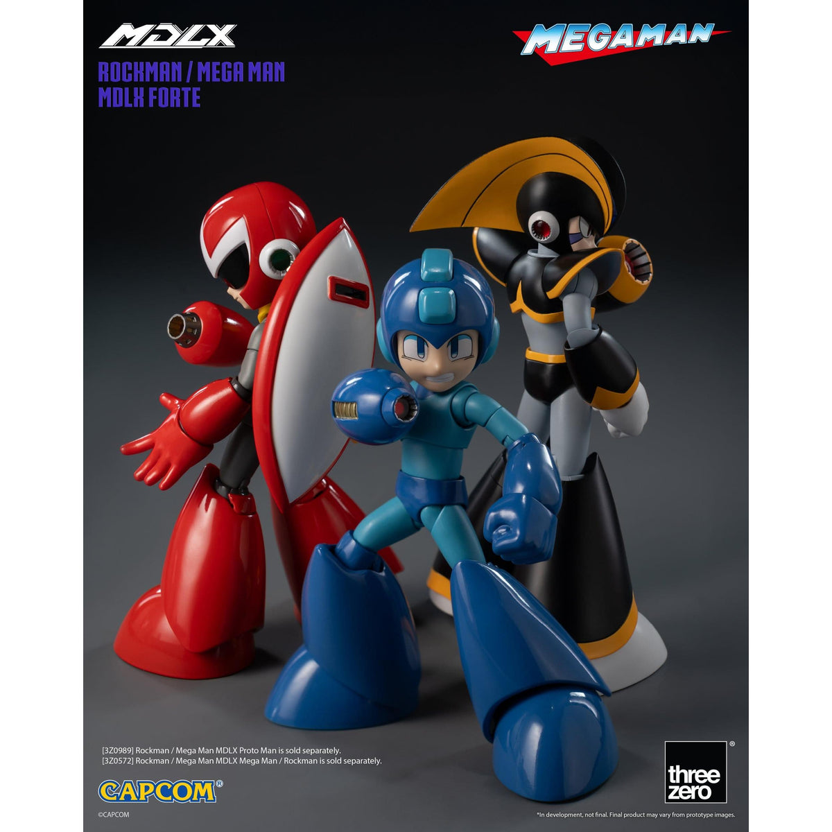 ThreeZero Mega Man Rockman / Mega Man Forte MDLX Action Figure PRE-ORDER