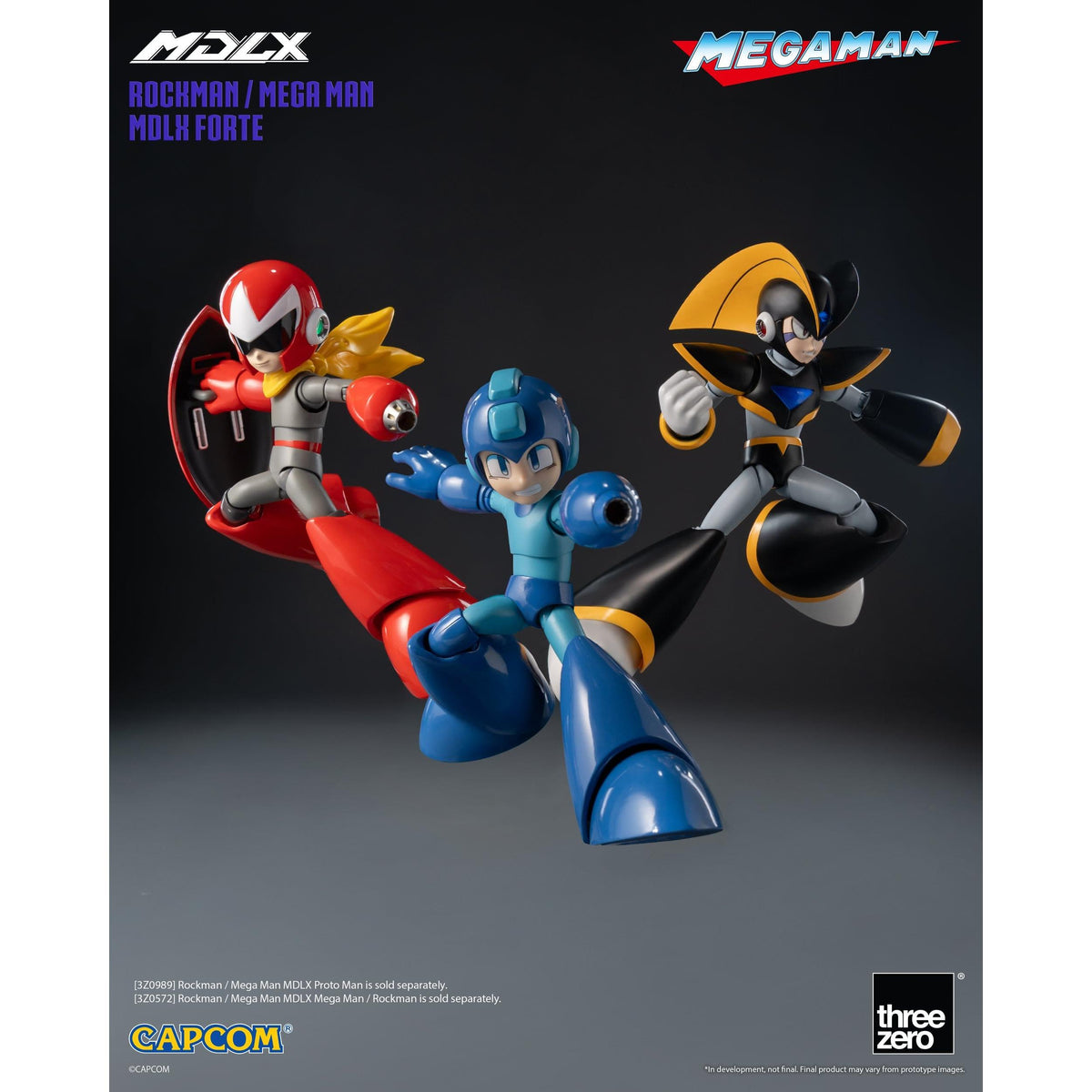 ThreeZero Mega Man Rockman / Mega Man Forte MDLX Action Figure PRE-ORDER