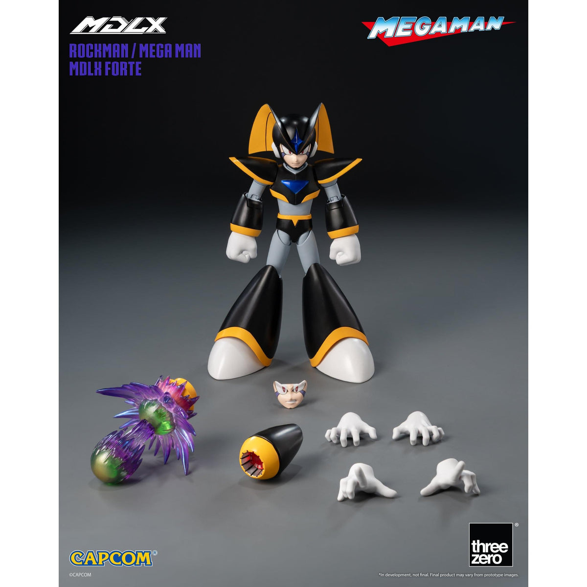 ThreeZero Mega Man Rockman / Mega Man Forte MDLX Action Figure PRE-ORDER