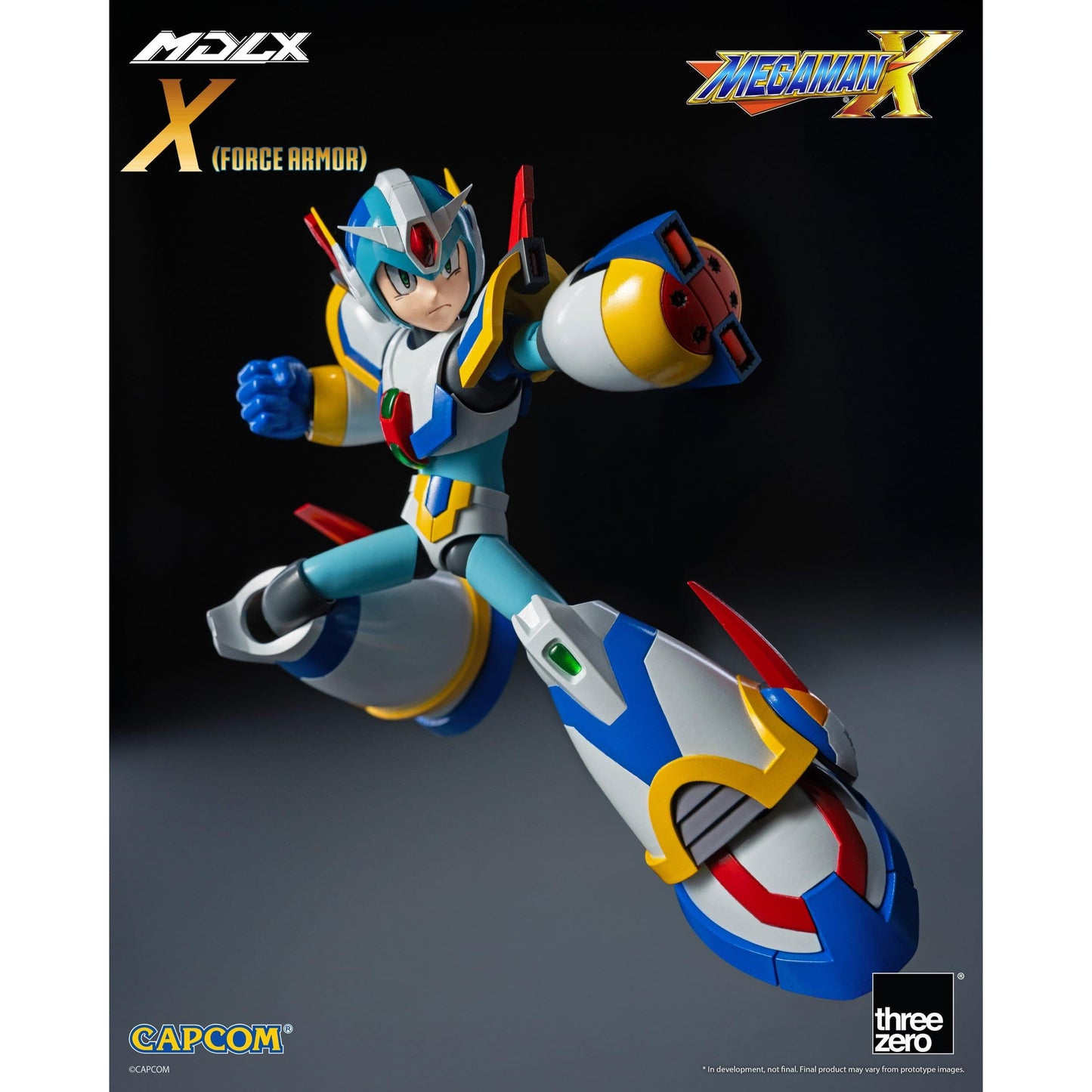 ThreeZero Mega Man X MDLX Rockman / Mega Man Force Armour Action Figure PRE-ORDER