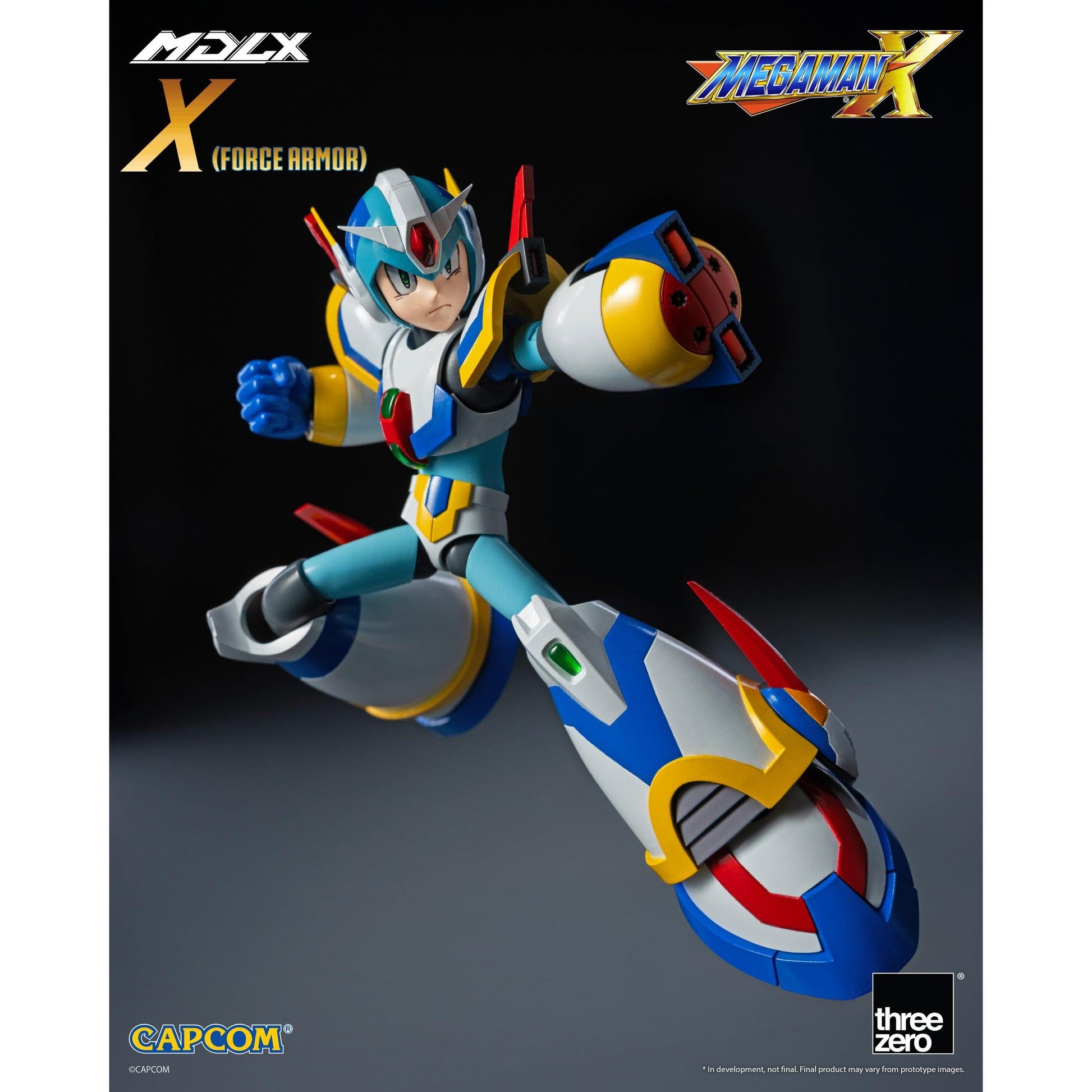 ThreeZero Mega Man X MDLX Rockman / Mega Man Force Armour Action Figure PRE-ORDER