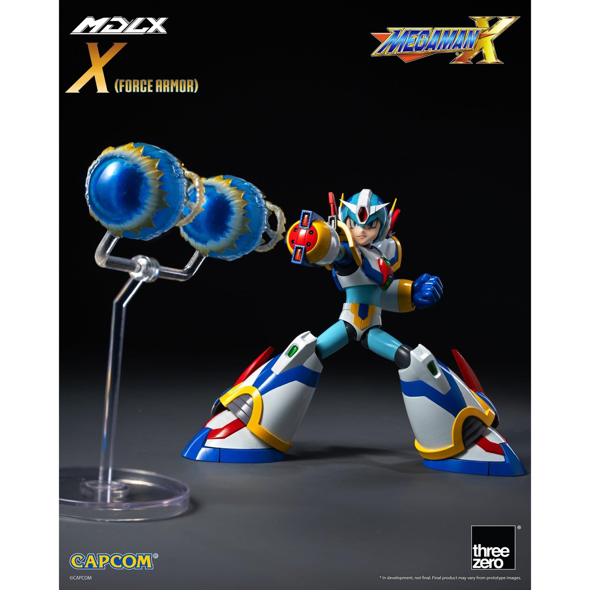ThreeZero Mega Man X MDLX Rockman / Mega Man Force Armour Action Figure PRE-ORDER