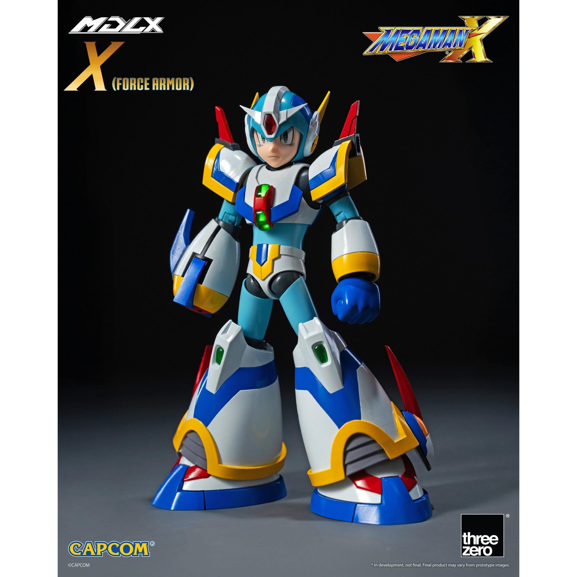 ThreeZero Mega Man X MDLX Rockman / Mega Man Force Armour Action Figure PRE-ORDER
