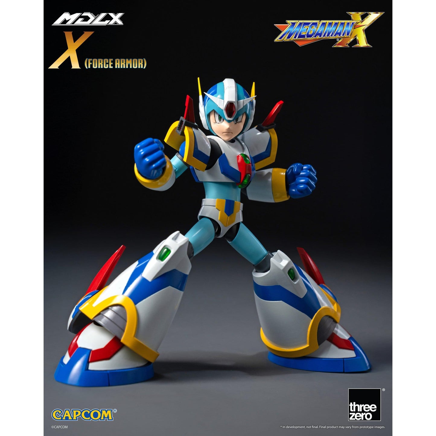 ThreeZero Mega Man X MDLX Rockman / Mega Man Force Armour Action Figure PRE-ORDER