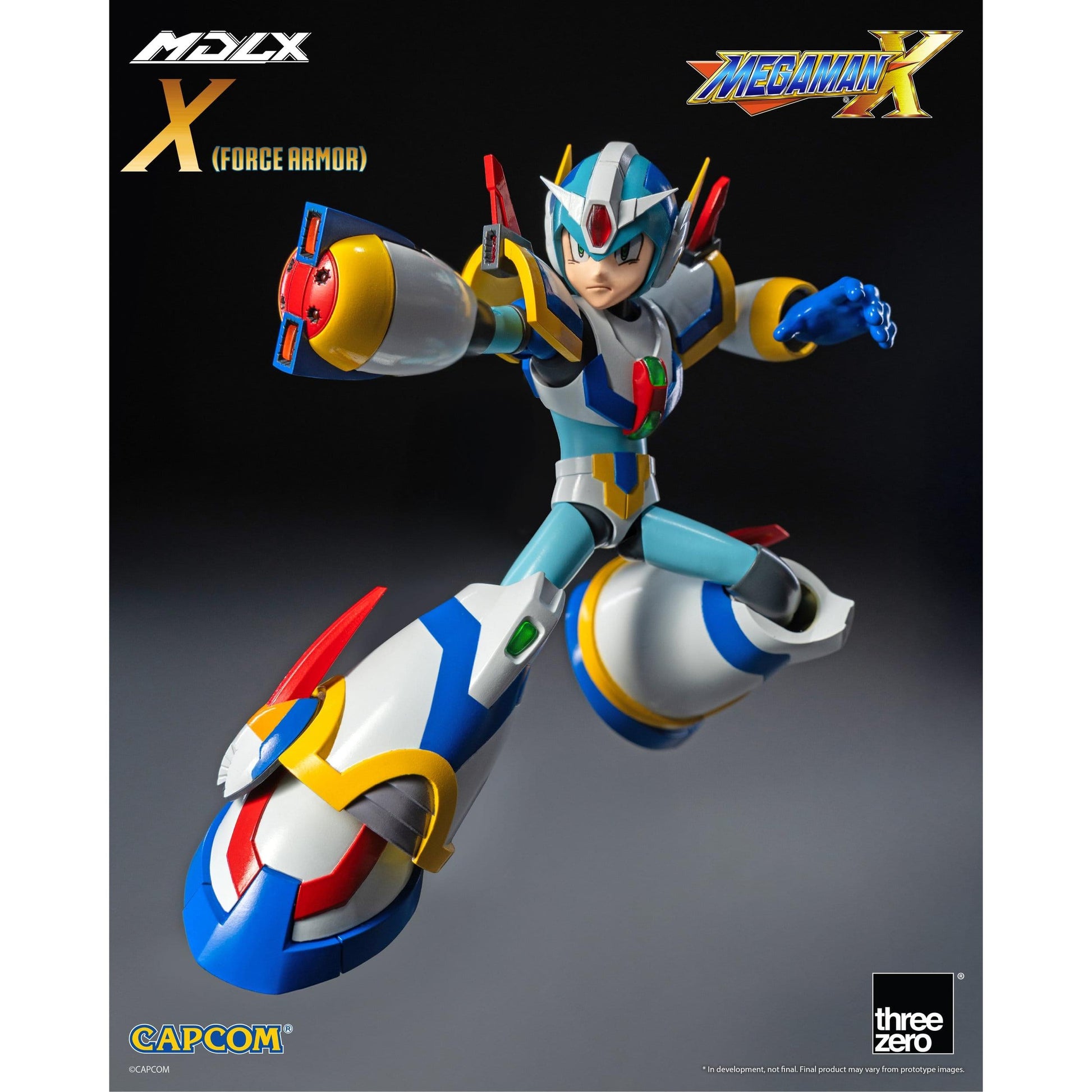 ThreeZero Mega Man X MDLX Rockman / Mega Man Force Armour Action Figure PRE-ORDER