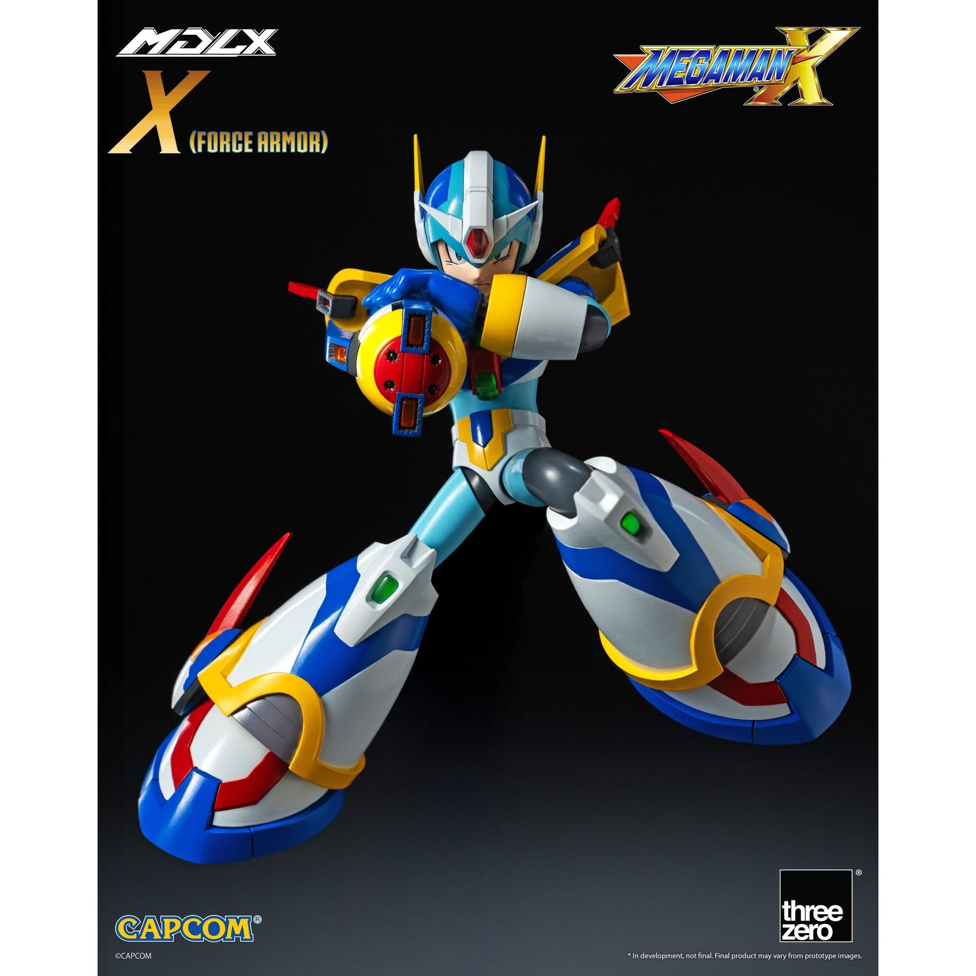 ThreeZero Mega Man X MDLX Rockman / Mega Man Force Armour Action Figure PRE-ORDER