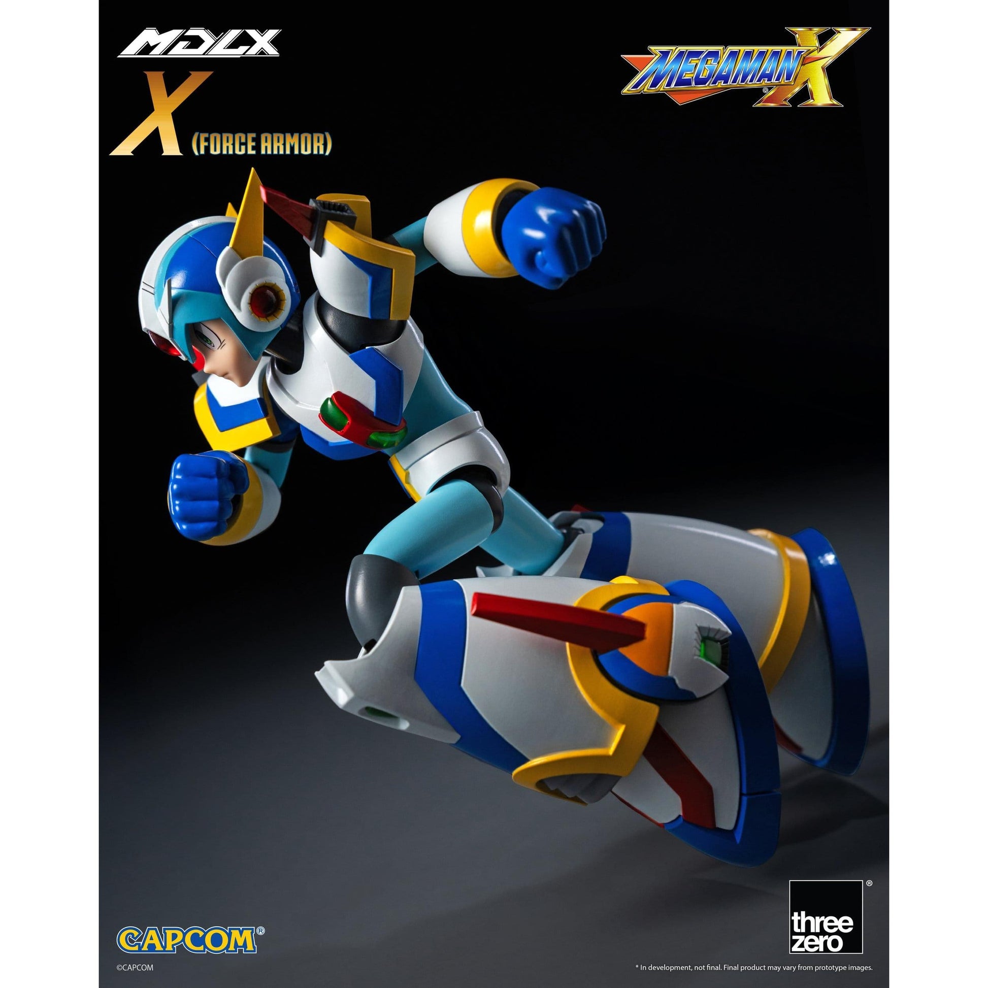 ThreeZero Mega Man X MDLX Rockman / Mega Man Force Armour Action Figure PRE-ORDER