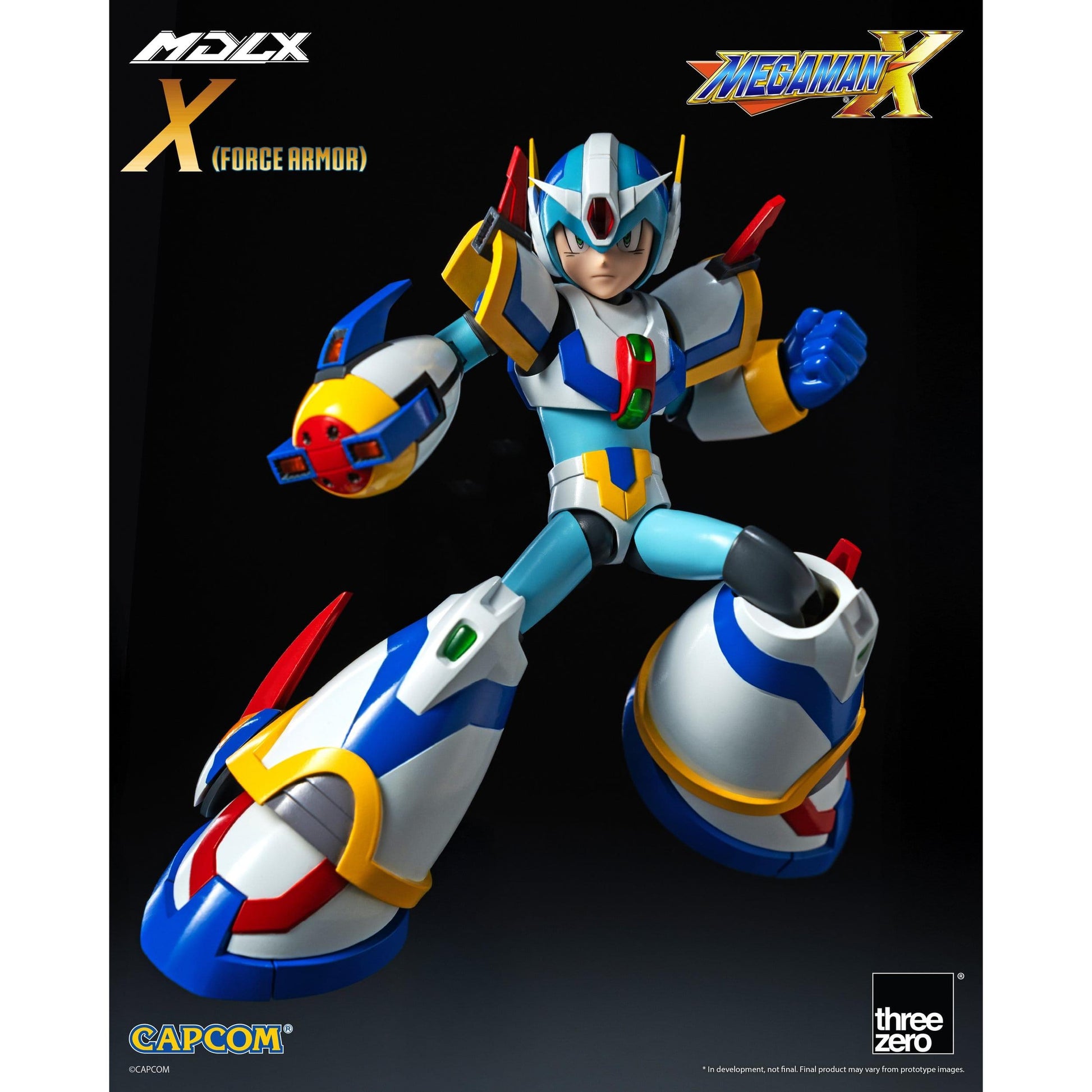 ThreeZero Mega Man X MDLX Rockman / Mega Man Force Armour Action Figure PRE-ORDER