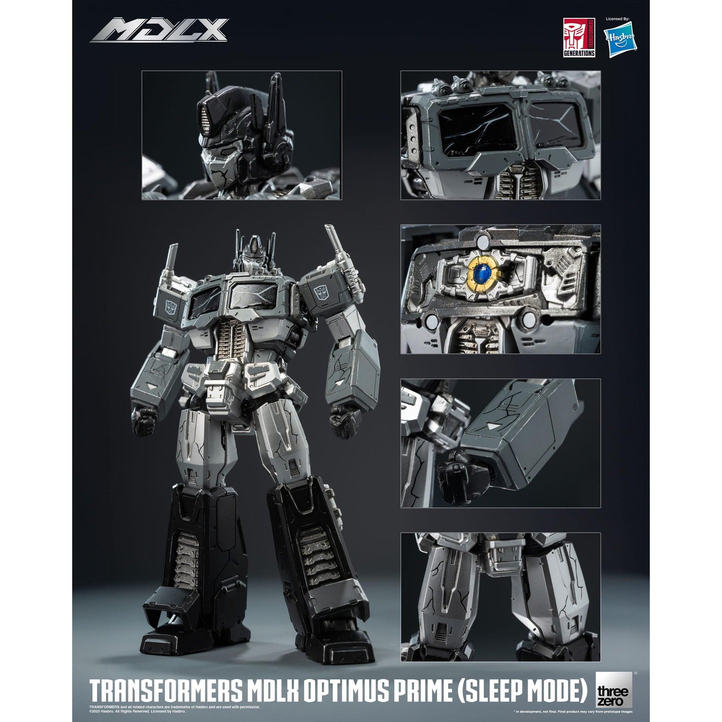 ThreeZero Transformers MDLX Optimus Prime (Sleep Mode) Action Figure PRE-ORDER