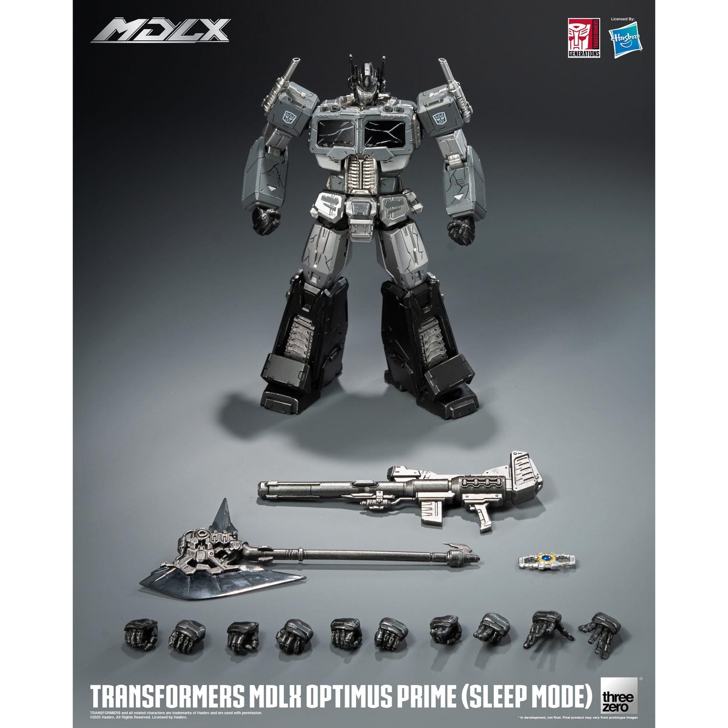 ThreeZero Transformers MDLX Optimus Prime (Sleep Mode) Action Figure PRE-ORDER