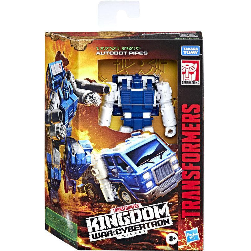 Transformers Generations War For Cybertron: Kingdom Deluxe Autobot Pipes 5.5" Action Figure