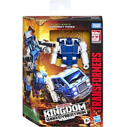 Transformers Generations War For Cybertron: Kingdom Deluxe Autobot Pipes 5.5" Action Figure
