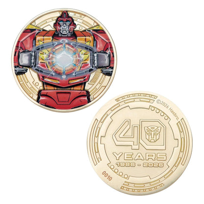 Transformers The Movie 40th Anniversary Limited Edition 24k Gold Plated Collectable Coin PRE-ORDER