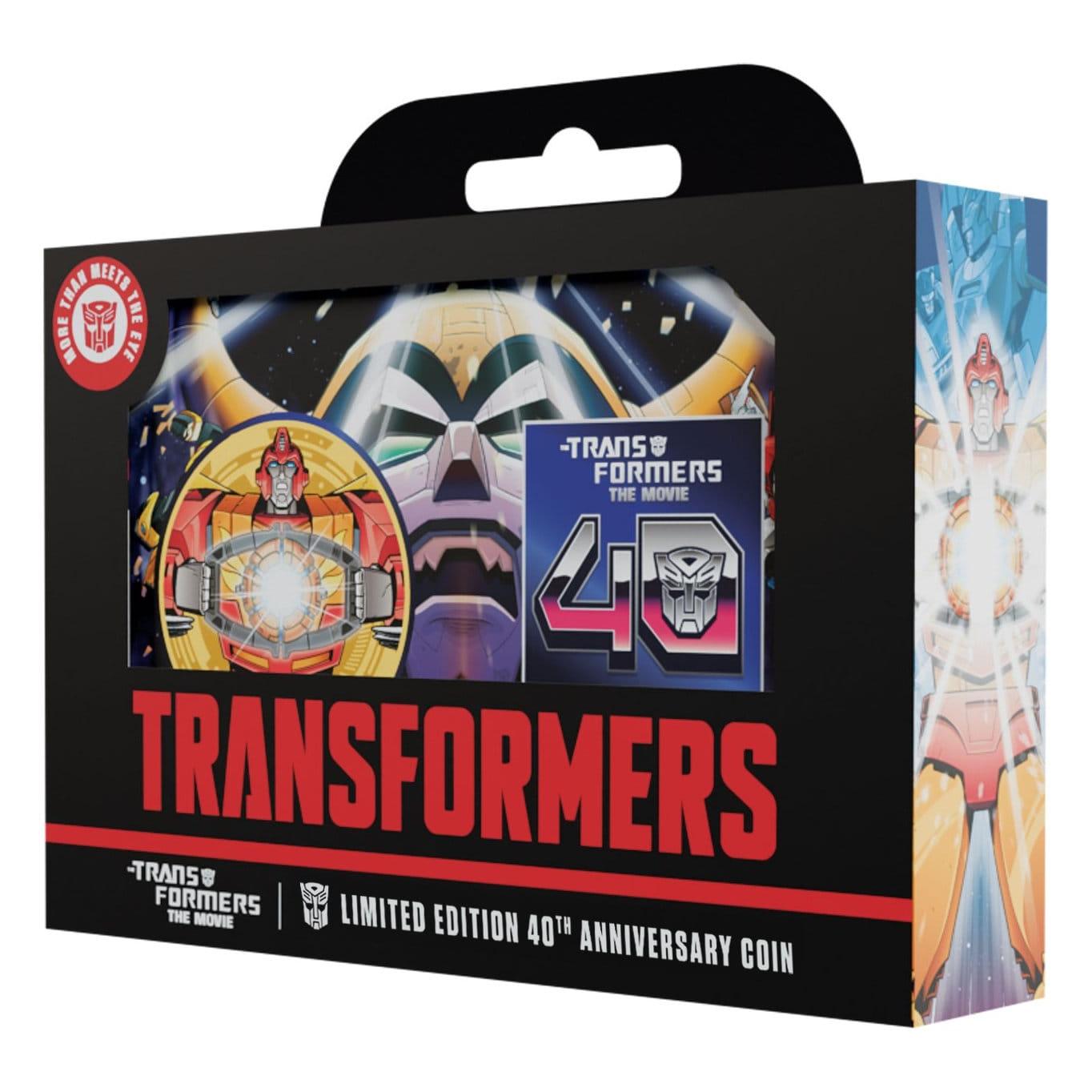Transformers The Movie 40th Anniversary Limited Edition 24k Gold Plated Collectable Coin PRE-ORDER