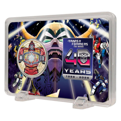Transformers The Movie 40th Anniversary Limited Edition 24k Gold Plated Collectable Coin PRE-ORDER