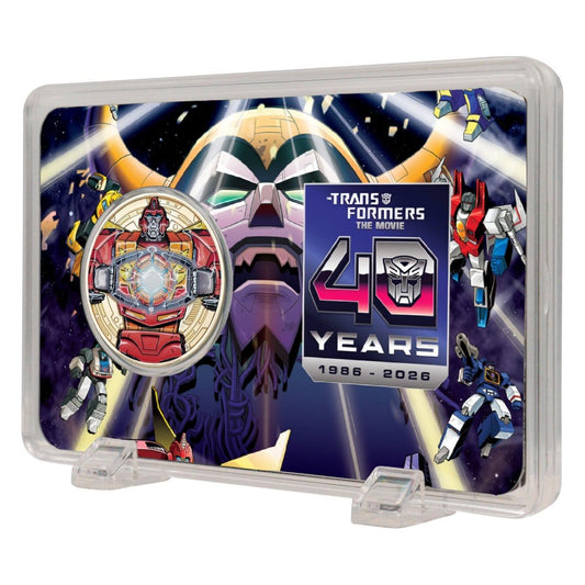 Transformers The Movie 40th Anniversary Limited Edition 24k Gold Plated Collectable Coin PRE-ORDER
