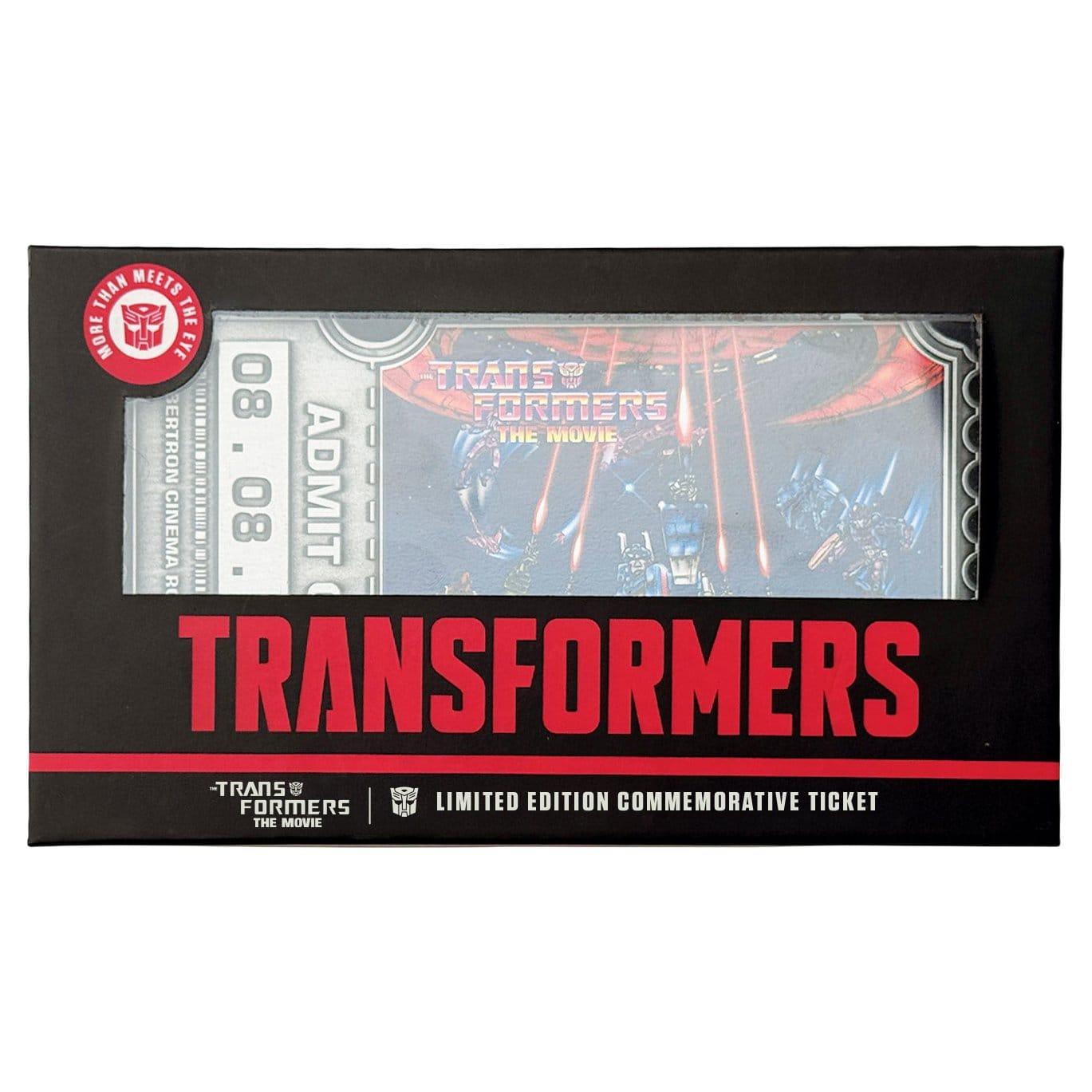 Transformers The Movie 40th Anniversary Limited Edition Replica Movie Ticket PRE-ORDER