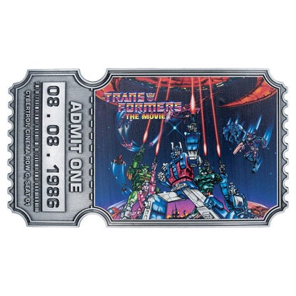 Transformers The Movie 40th Anniversary Limited Edition Replica Movie Ticket PRE-ORDER