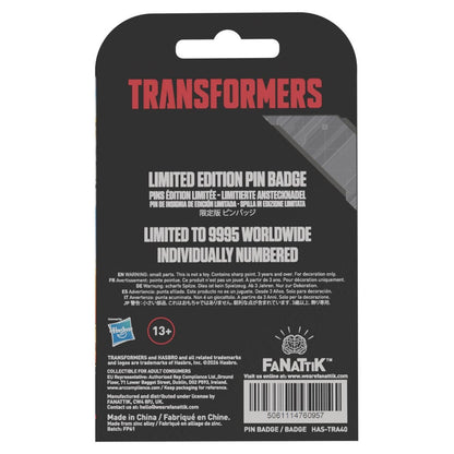 Transformers The Movie 40th Anniversary Unicron Limited Edition Pin Badge PRE-ORDER