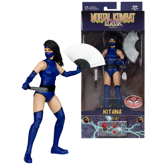 McFarlane Toys Mortal Kombat Klassics Action Figure - Kitana (Red Platinum Chase)