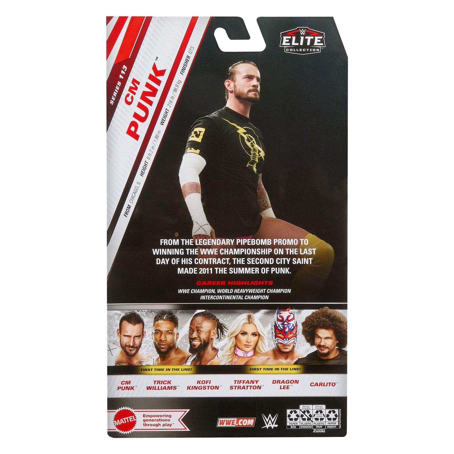 WWE Elite Collection Action Figure Series 113 - CM Punk PRE-ORDER