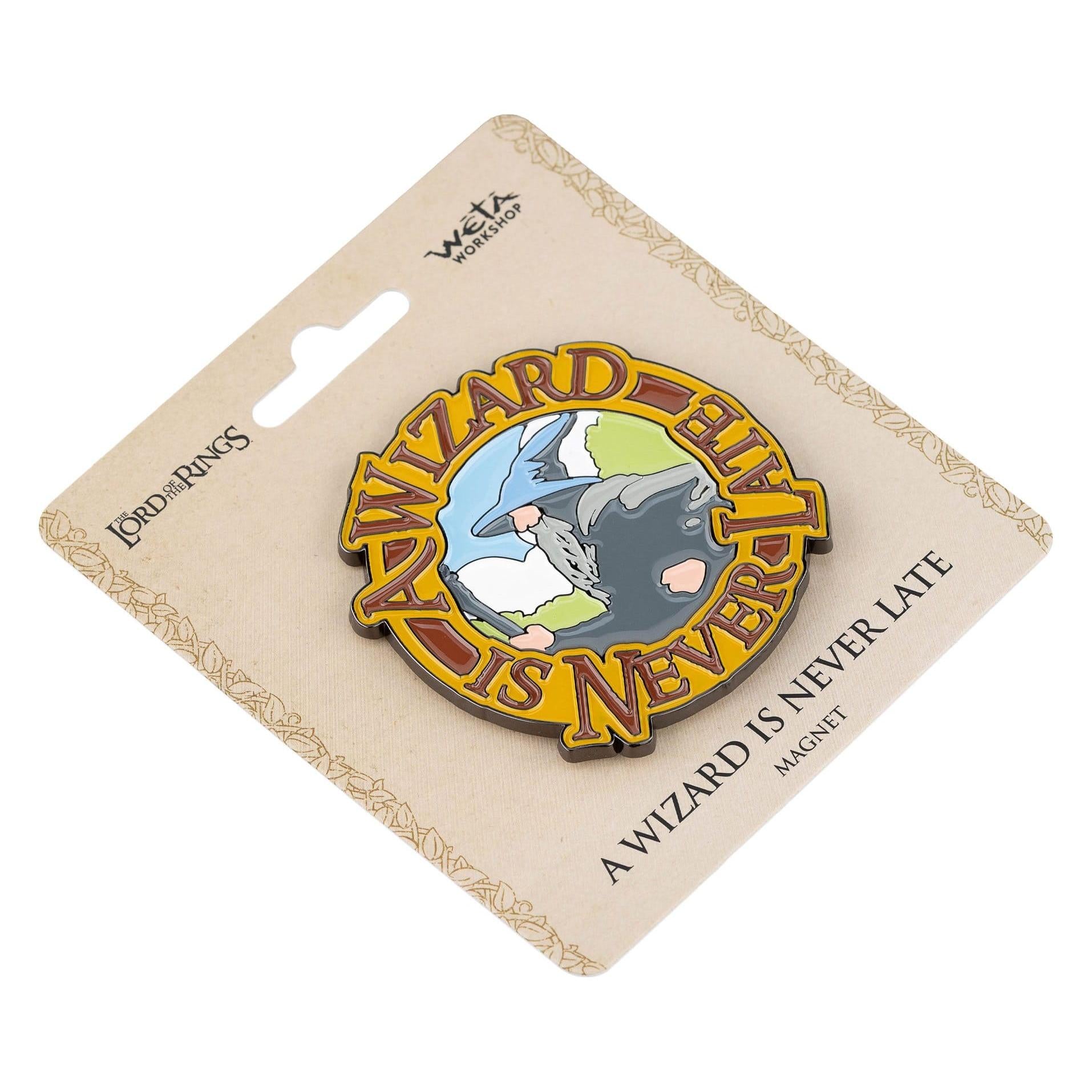 Weta The Lord of the Rings Gandalf A Wizard Is Never Late Enamel Magnet PRE-ORDER