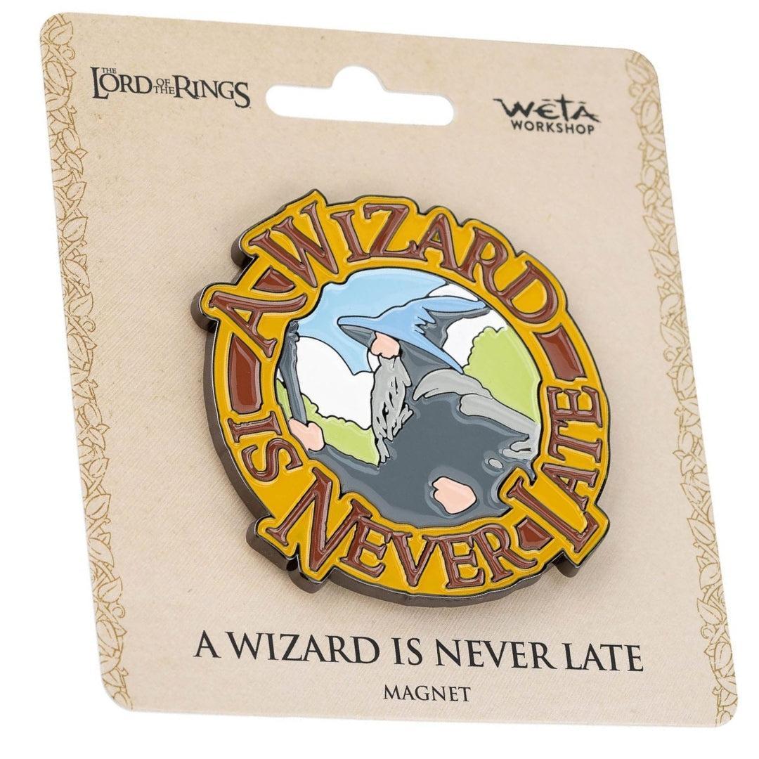 Weta The Lord of the Rings Gandalf A Wizard Is Never Late Enamel Magnet PRE-ORDER