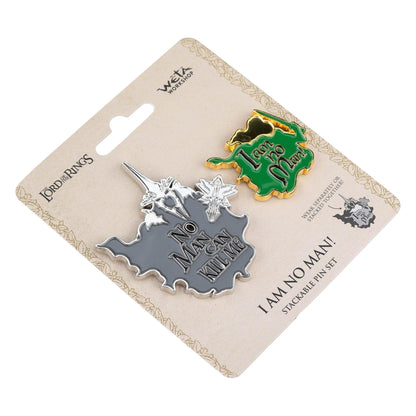 Weta The Lord of the Rings No Man Can Kill Me Collector Pin Badge 2-Pack PRE-ORDER