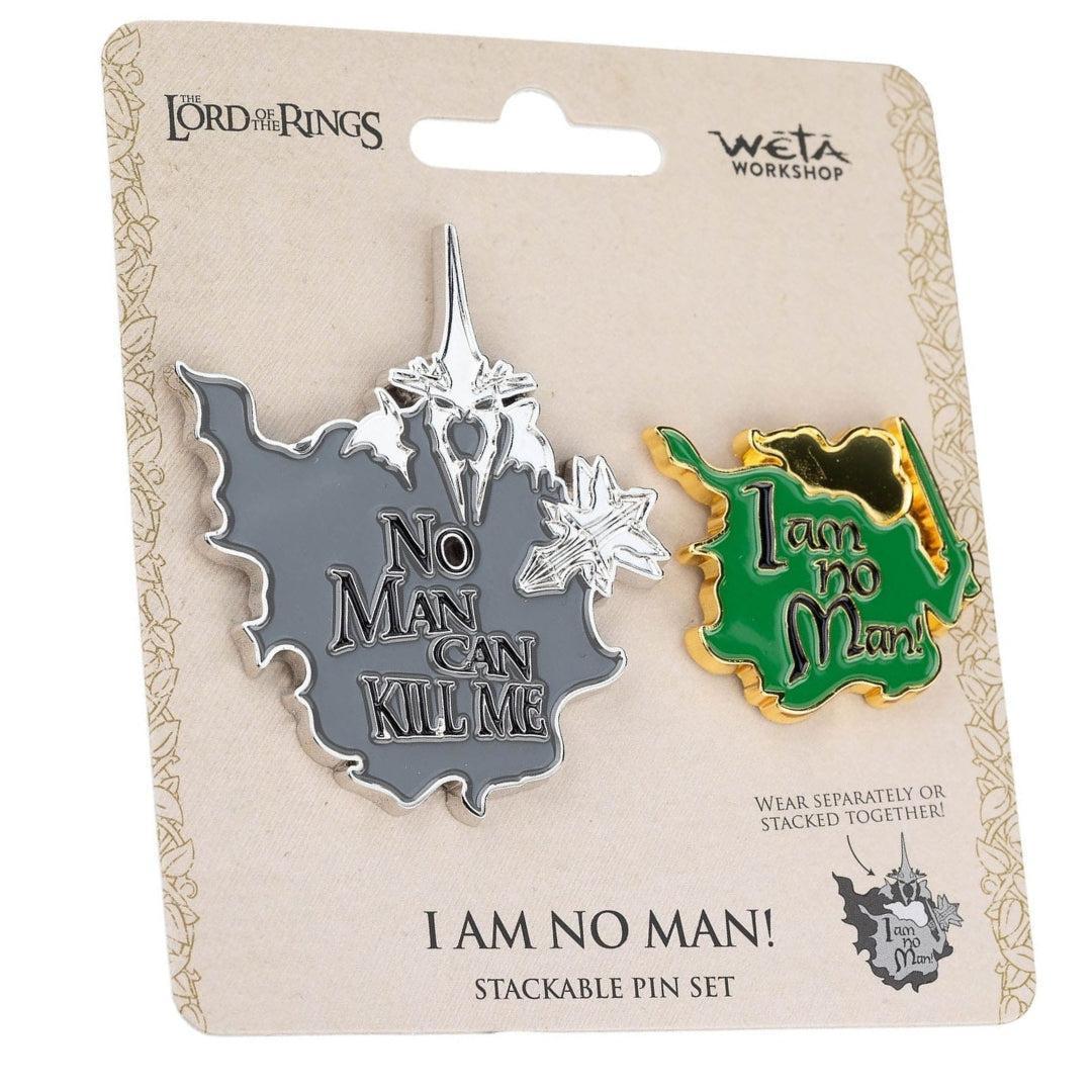 Weta The Lord of the Rings No Man Can Kill Me Collector Pin Badge 2-Pack PRE-ORDER