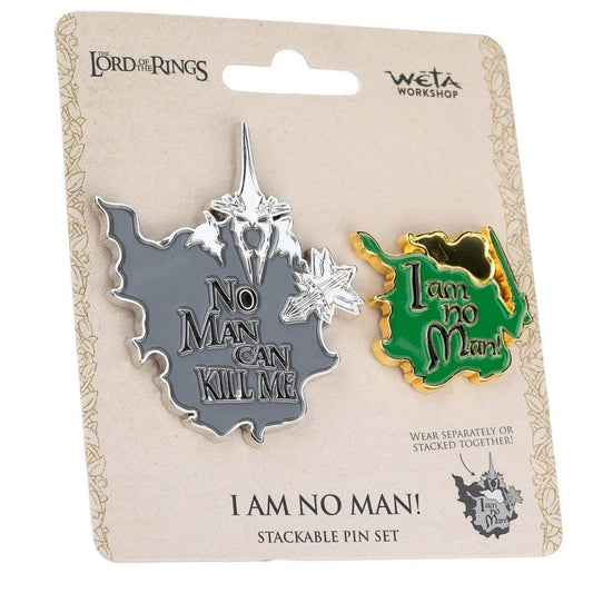 Weta The Lord of the Rings No Man Can Kill Me Collector Pin Badge 2-Pack PRE-ORDER
