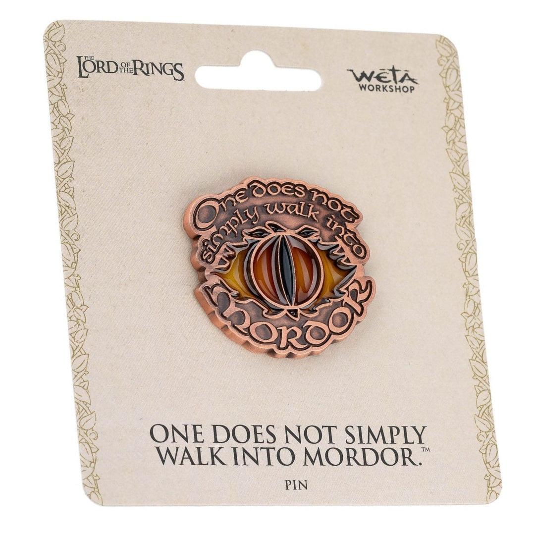 Weta The Lord of the Rings One Does Not Simply Walk Into Mordor Collectors Pin Badge PRE-ORDER