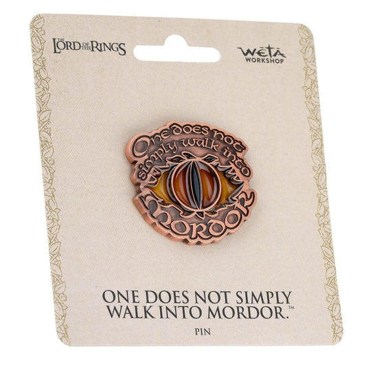 Weta The Lord of the Rings One Does Not Simply Walk Into Mordor Collectors Pin Badge PRE-ORDER