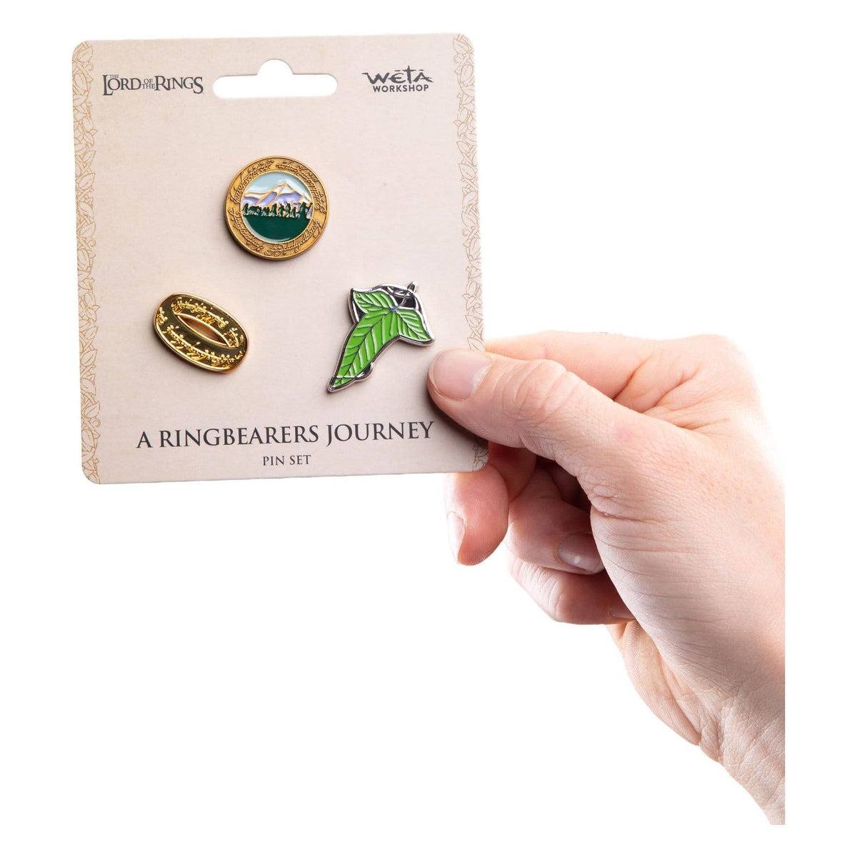 Weta The Lord of the Rings Trilogy A Ringbearer's Journey Pin Set PRE-ORDER