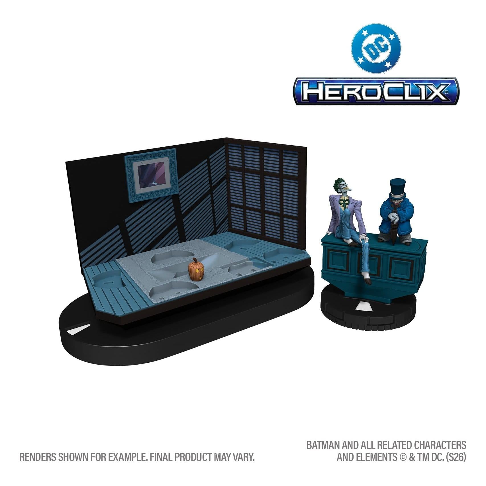 WizKids DC HeroClix SwitchClix Minifigures with Base The Long Halloween Team Base PRE-ORDER