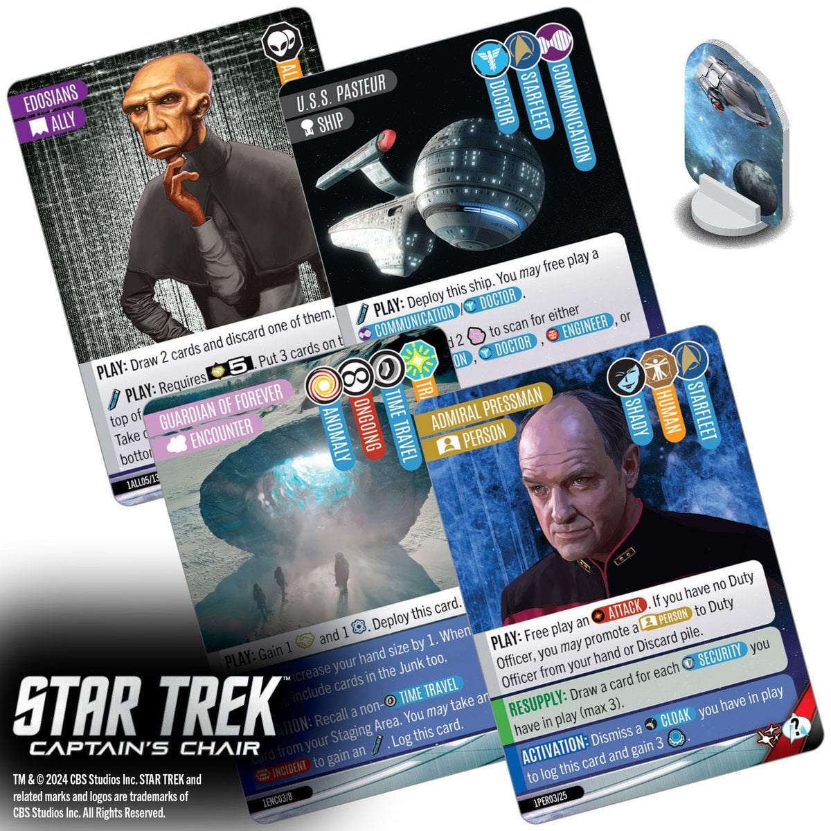 WizKids Star Trek: Captain's Chair Card Game PRE-ORDER