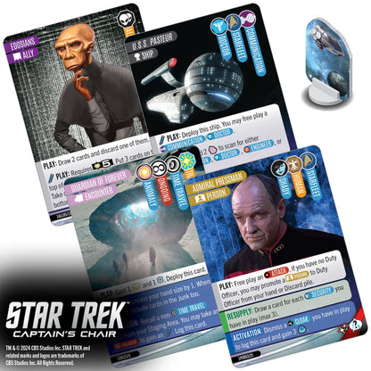 WizKids Star Trek: Captain's Chair Card Game PRE-ORDER