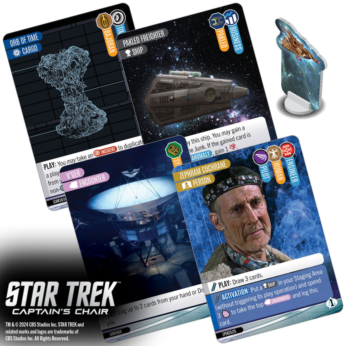 WizKids Star Trek: Captain's Chair Card Game PRE-ORDER