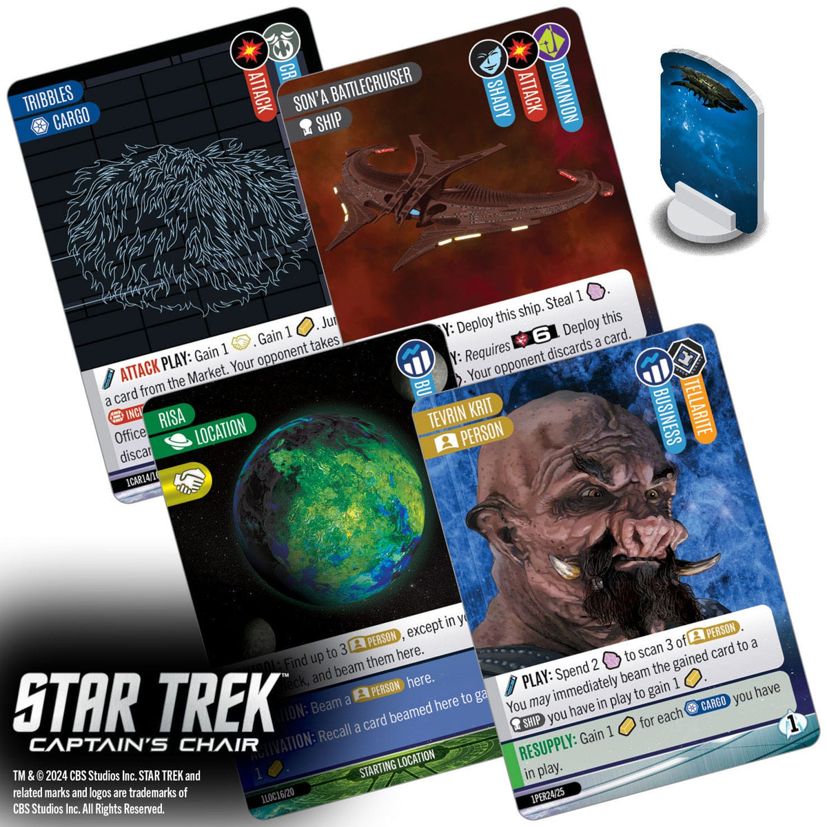 WizKids Star Trek: Captain's Chair Card Game PRE-ORDER