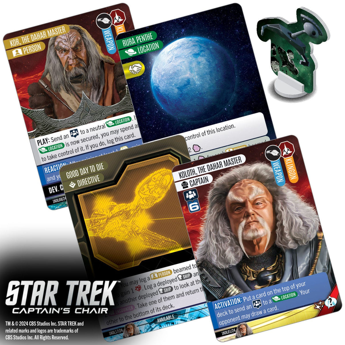 WizKids Star Trek: Captain's Chair Card Game PRE-ORDER