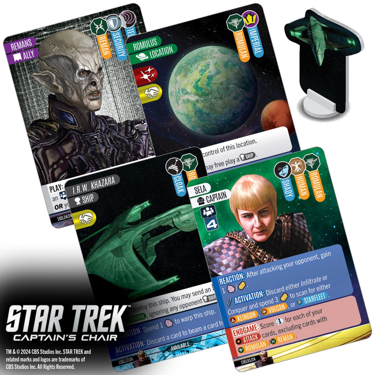 WizKids Star Trek: Captain's Chair Card Game PRE-ORDER