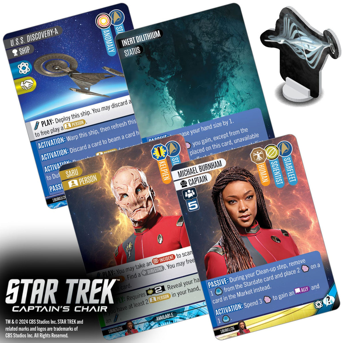 WizKids Star Trek: Captain's Chair Card Game PRE-ORDER
