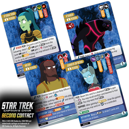 WizKids Star Trek Captains Chair Second Contact Card Game PRE-ORDER